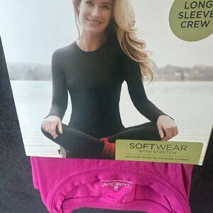 Cuddl  Duds Fuchsia Softwear Size S